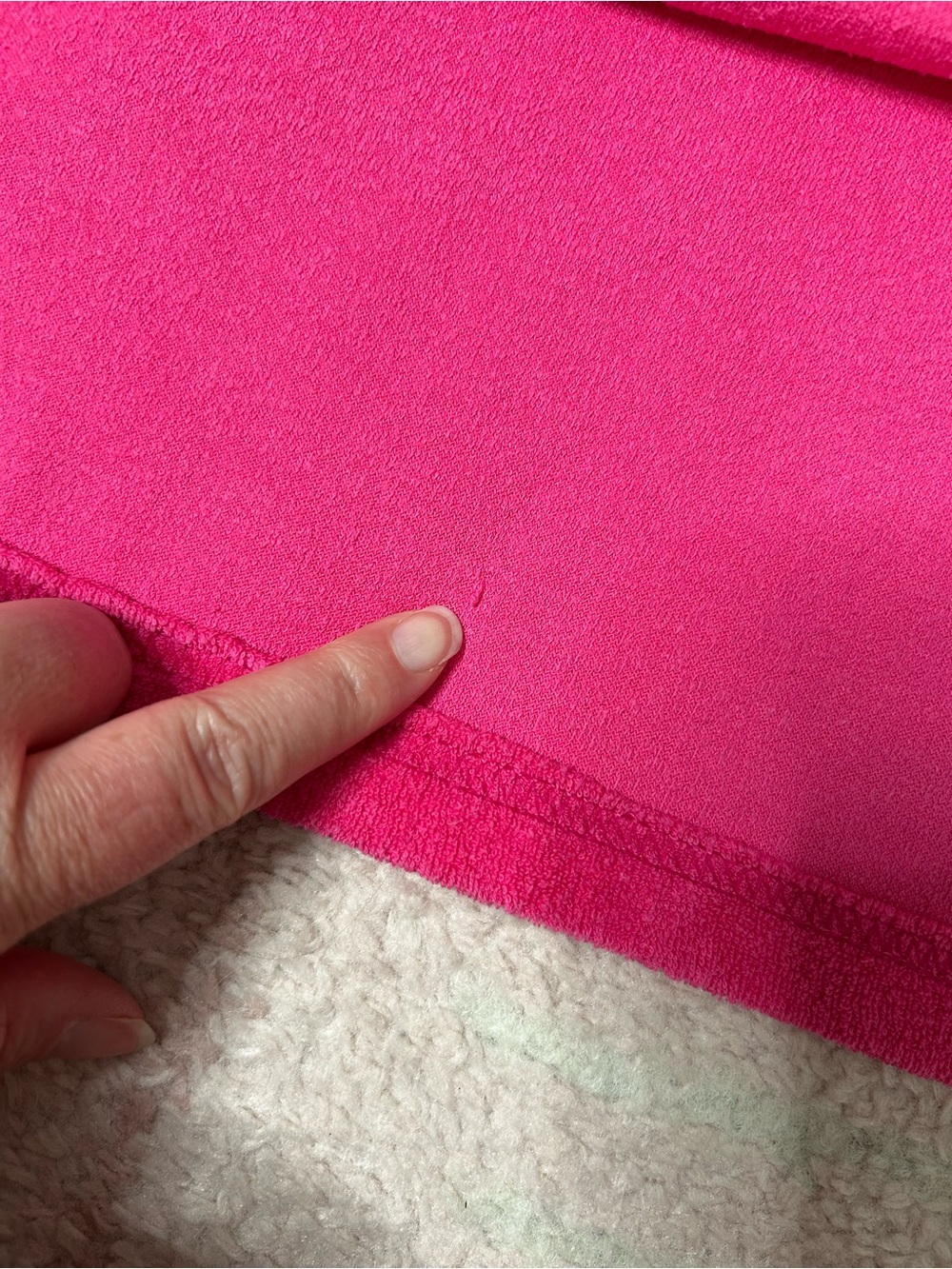 Vintage 90's Pink Terry Cloth Mini Tank‎ Dress Small Resortwear Beach Coverup - Picture 9 of 12